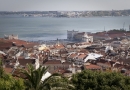 Vue de la place du commerce depuis le fort