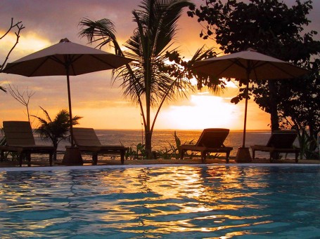 Sunset pool Bali