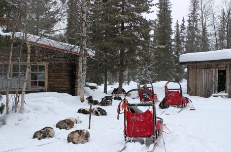 Un repos bien mérité au campement