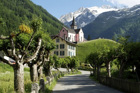 Village et bisse de Trient