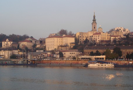 Belgrade depuis la Save