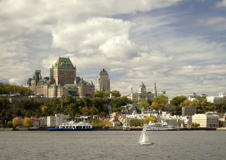 Château de Frontenac vu du Saint-Laurent