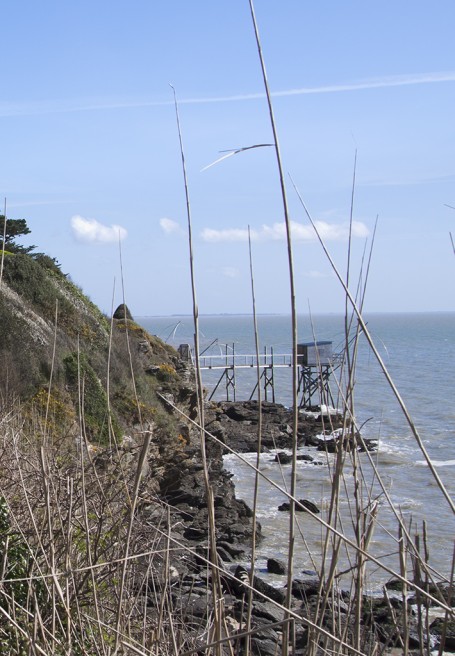 Pêcherie en bord de mer