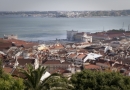 Vue de la place du commerce depuis le fort