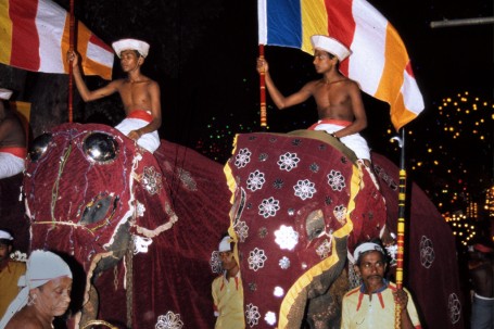 A Kandy, la procession Esala Perahera honore la dent sacrée de Bouddha
